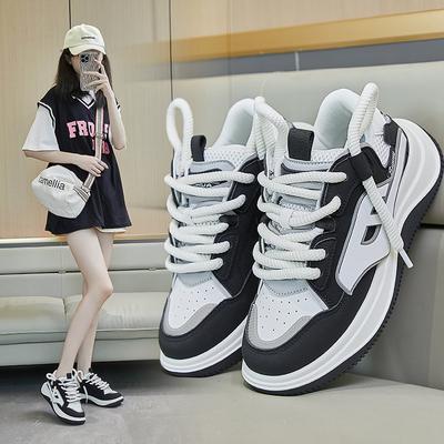 Осень новые инс студентки платформа увеличение спортивная обувь для скейтборда повседневная обувь женщины