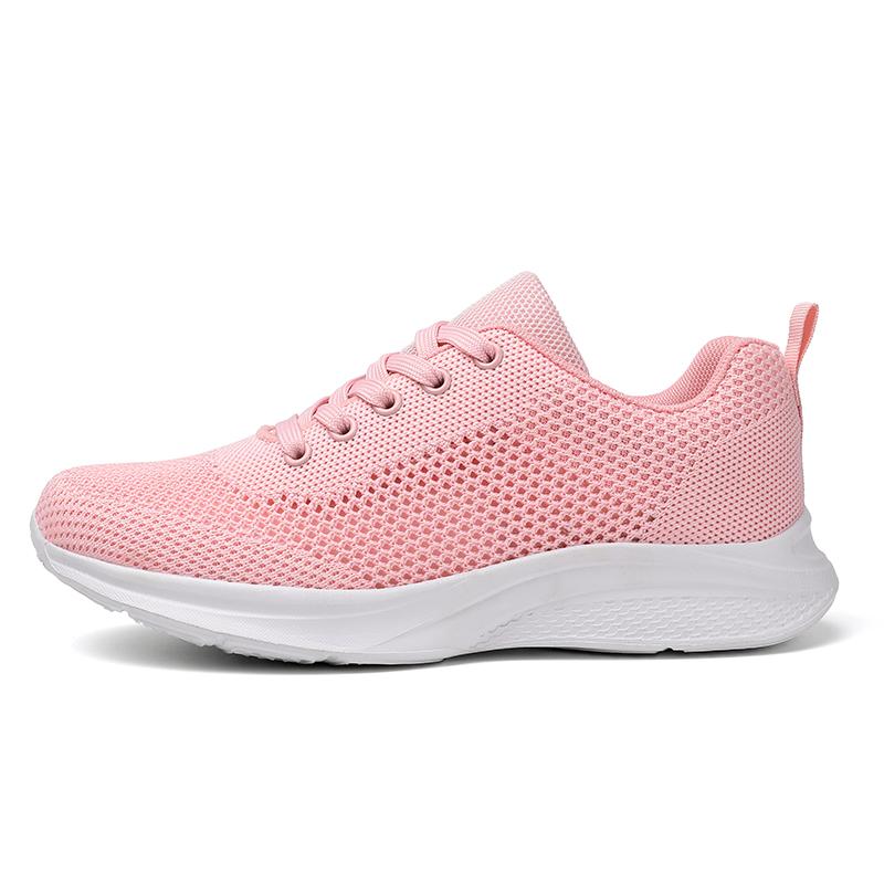 Мода Новые женские Sweet Wind Trend Flying Woven Hollow Sports Casual Shoes Модные шнурованные сетчатые женские тенденции All-match Casual Shoes