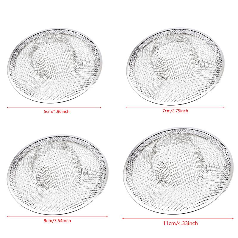 2 шт., сливной фильтр для ванной комнаты из нержавеющей стали, ловушки для волос для душа, сетка для скрининга