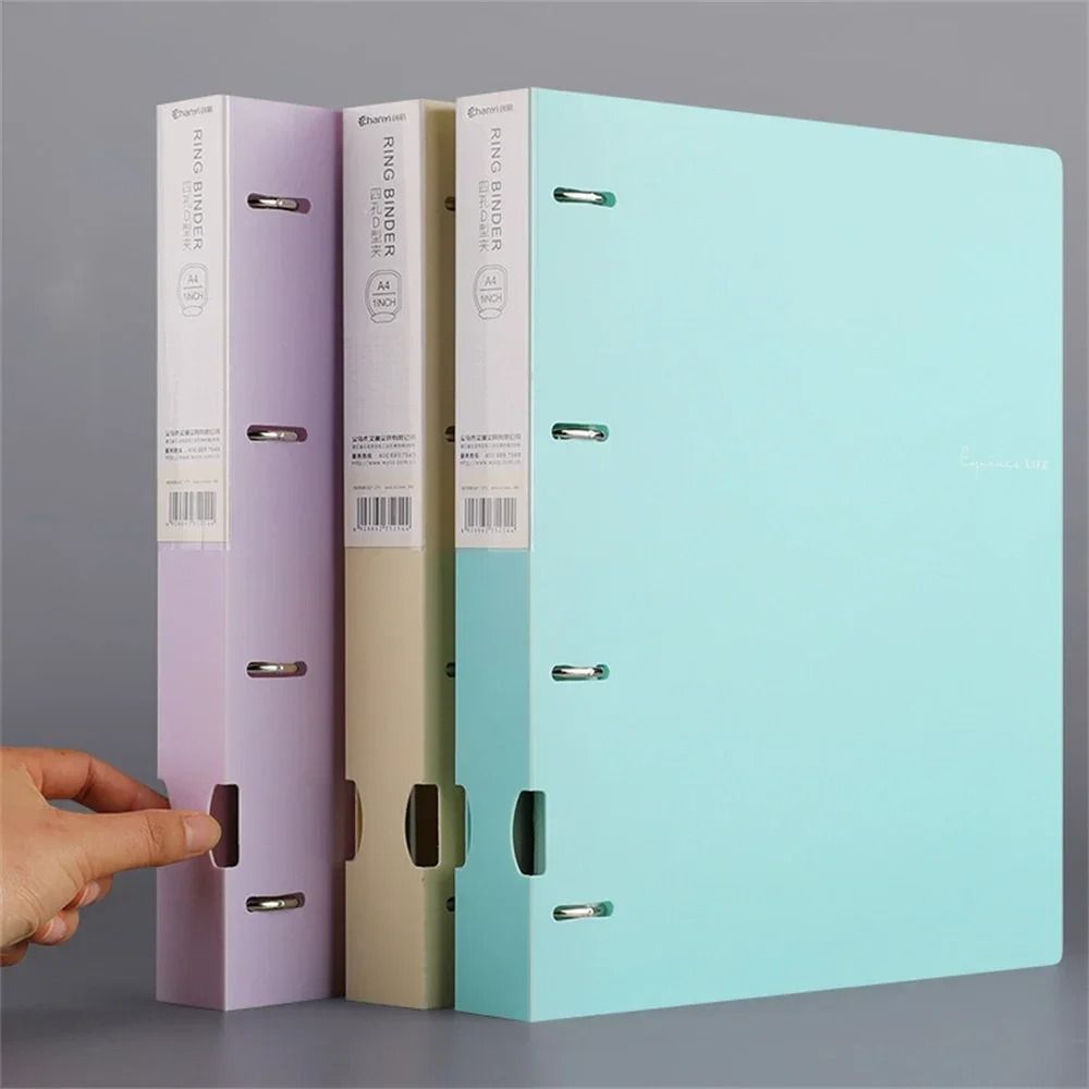 Waterproof A4 File Display Document Storage Loose-leaf Folder Binder Folders  Student Children