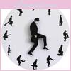 Ministry Of Silly Walk Design Clock Silent Without Frame Living Room Decoration
