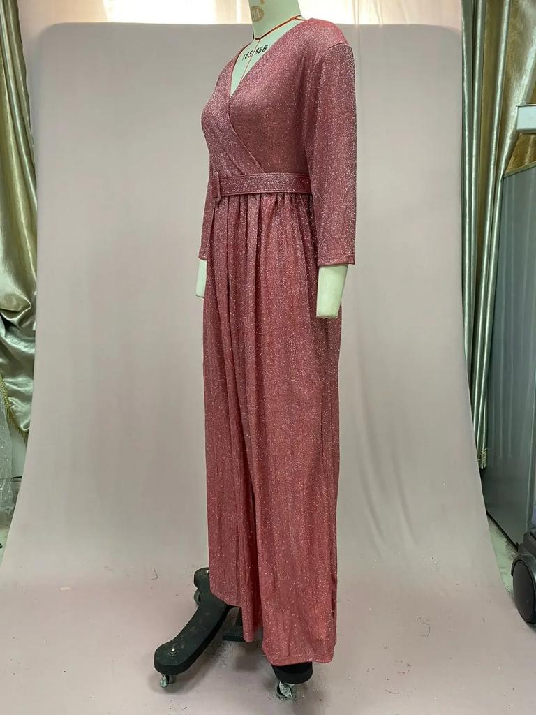 Зимняя модная длинная юбка с золотыми вставками, плиссированная широкая женская одежда из Европы, пояс из Африки