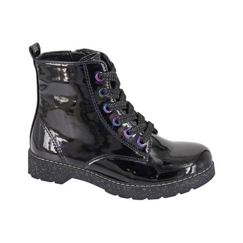 Cipriata Girls Adria Glitter Side Zip Ankle Boots