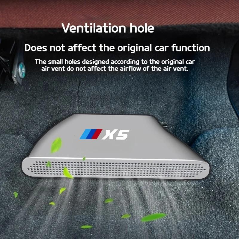 LXXM7 Car Under Seat Floor AC Air Conditioner Vent Outlet Protection Cover Car Interior Accessories For BMW X5 G05 2019-2025