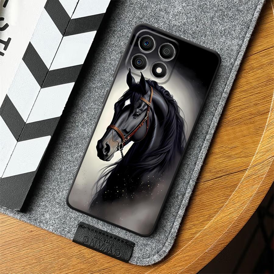 Чехол с рисунком лошади в стиле аниме для Honor X9a X7 X5b 90 X6 70 Magic5Lite 8X 200 400 Lite X8 Funda Чехол для телефона