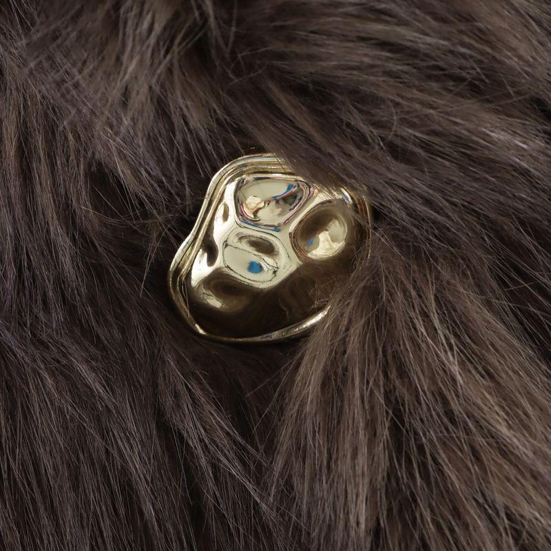 Kaslead Новая женская одежда Западный стиль Мода Простая и универсальная Утолщенная верхняя одежда из искусственного меха