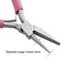 Round Mini Winding Pliers Half Groove Half Round Nose Plier Jewelry Making Tool Hand Repair Tools