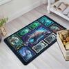 Cybernetic Polar Bears Pattern Rug Floor Mat for Living Room or Bedroom Soft and Comfortable Carpet a Gift for Birthday and Holiday.