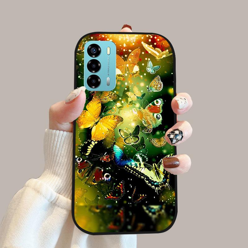 Для ZTE Blade V40 Vita Модный Чехол 8045 Мягкая Силиконовая Задняя Крышка Для ZTE Blade A72 Чехол A 72 4G Телефон Защитный Fundas Para