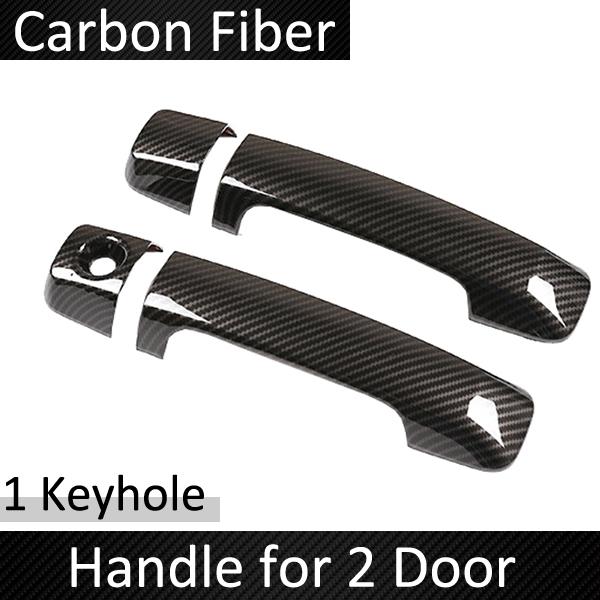 Накладка на наружную ручку двери из углеродного волокна для Toyota Tundra XK50 2007 ~, защитные аксессуары для автомобиля