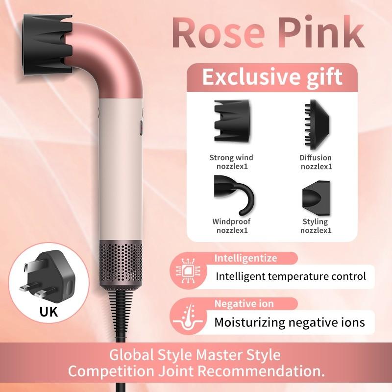 HD18 Ручная машина для сушки волос Портативный высокоскоростной фен с отрицательными ионами Бесшумная быстрая сушка волос Инструменты для укладки
