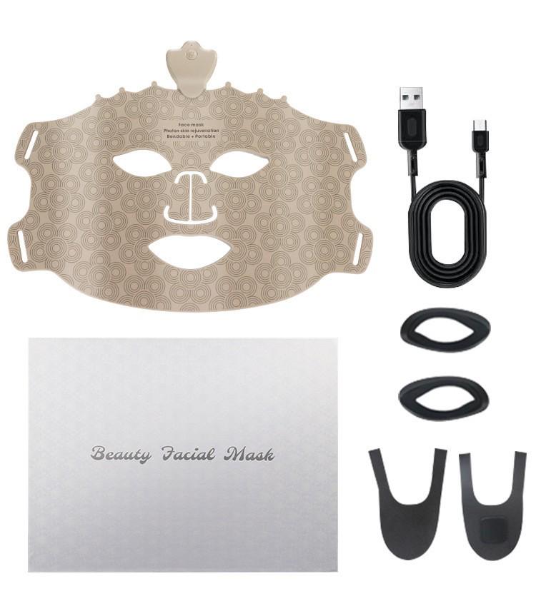 Семицветная светодиодная фотонная маска для омоложения лица - для домашнего использования