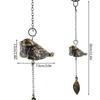 Japanese Style Wind Chimes Hanging Decor Landscape Bell Metal Wind Chimes Outdoor Decor Retro Bell Courtyard Hanging Decoration