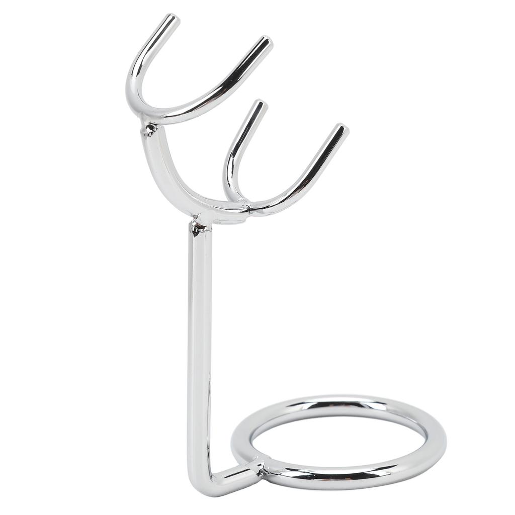 Stainless Steel Shaving Holder Stand Simple Universal Multifunctional Manual Shaving Brush Stand for