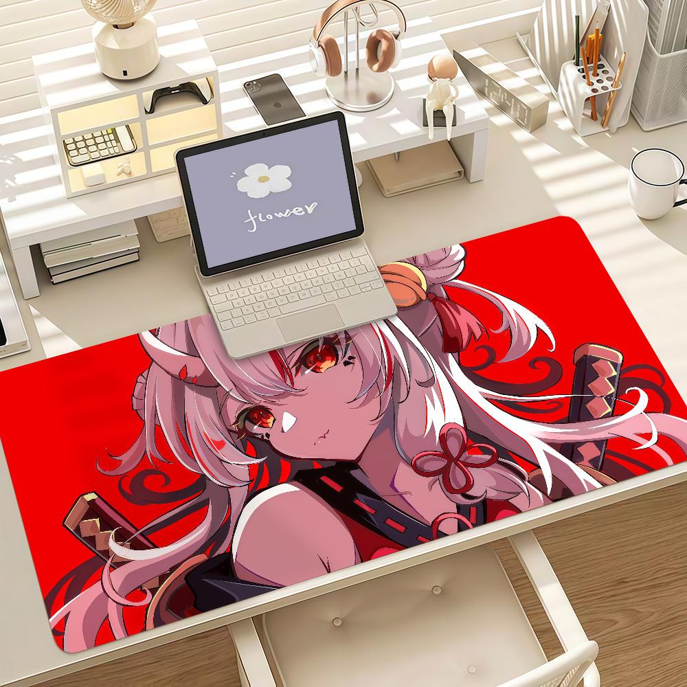 Virtual Idols N-Nakiri Ayame Mouse Pad Anti Slip Rubber Edge Locked Thickened Laptop Gaming Desk Mat