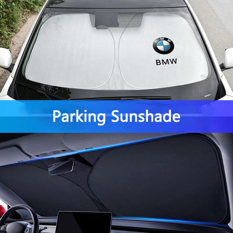 MLKJ3 Car Windshield Sun Shade Visor UV Protection Shield Foldable For BMW E34 E36 E60 E90 E46 E39 E70 F10 X5 X6 M3 M5 E71 F01 F02 F87