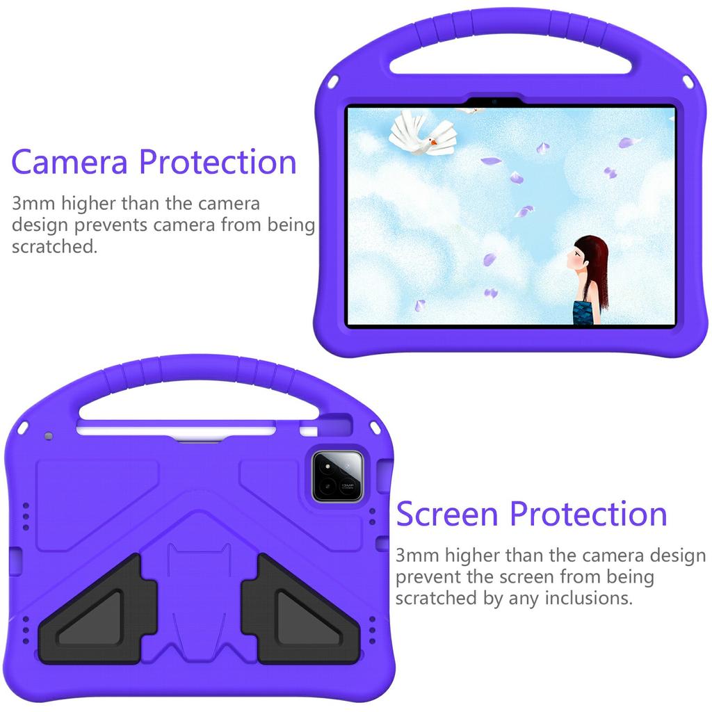 Чехол для Xiaomi Poco Pad X1/Pad 8 Pro/Pad 8/Pad 7 Pro/Pad 7, чехол-планшет из ЭВА с ручкой, подставкой, безопасный для детей