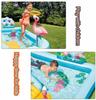 Large Children's Slide Fun Lawn Water Slide Pools for Outdoor Ocean Inflatable Water Play Pools for Kids Summer