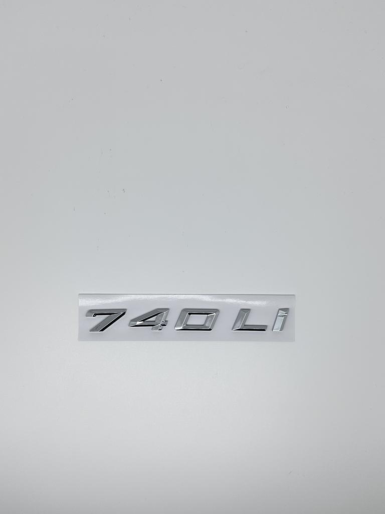 3D ABS Car Trunk Letters Logo Decals Badge Emblem Sticker For BMW 7 Series 730Li 740Li 745Li 750Li 760Li G11 G12 E38 E65 E66 F01