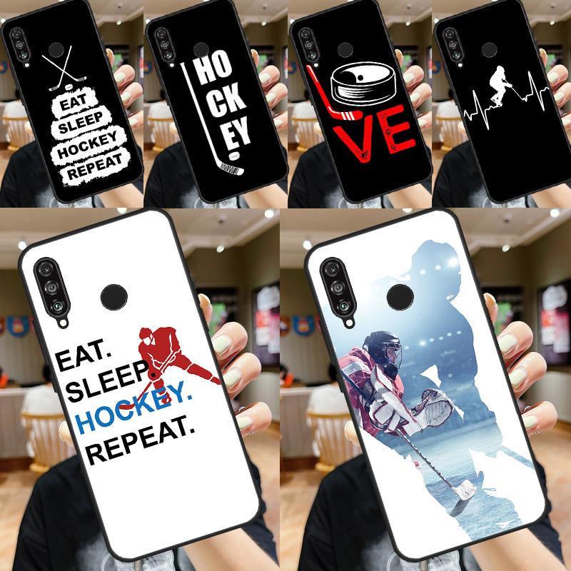 Ice Hockey Player For Huawei Nova 11i 8i 7i 3i Nova 10 9 SE 5T Y60 Y70 Y90 Y61 Y91 P20 P40 Lite P30 Pro Case
