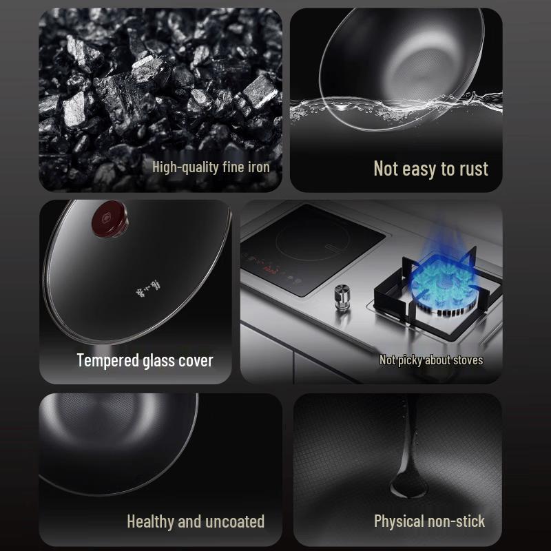 Набор из 3 предметов refined iron cookware от Zhang Xiaoquan