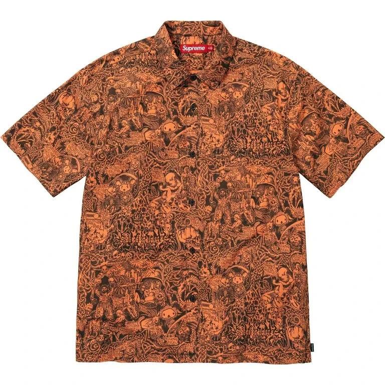 Supreme Wombat S/S Shirt Orange