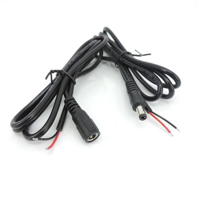 1 м DC мужской женский блок питания удлинительный кабель 5.5x2.1 мм 20 AWG 5A разъем для кабеля для камеры видеонаблюдения монитора солнечной панели