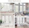 Статическая клейкая пленка с треугольным узором 3D Laser Window Film для стекла, неклеящаяся, декоративная, матовая, конфиденциальная, похромная для спальни, винил