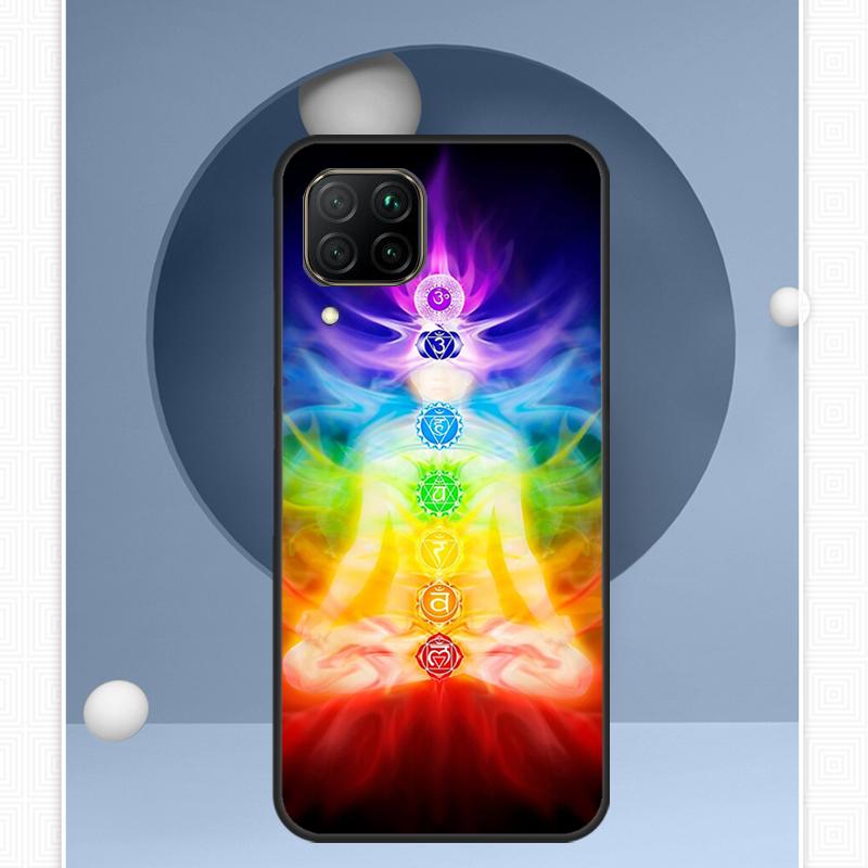 Чехол Mandala Chakra Yoga для Huawei Nova 12s 12i 11i 8i Y91 Y60 Y70 Y72 Y90 Y61 9 10 SE P20 P40 Lite P30 P60 Pro