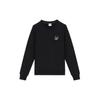Letter Logo Crew Neck Casual Sweatshirt Women Sweatshirt Black 535044-01
