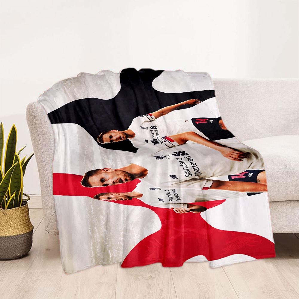 Sports Team Celebration Blanket Comfortable Great for Bed Picnics Livingroom All-Season Use Digital Print Gifts For Family Or Friends
