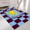 Ковер с логотипом Aston Villa для гостиной, спальни, дома, украшение дивана, нескользящий коврик для детских игр