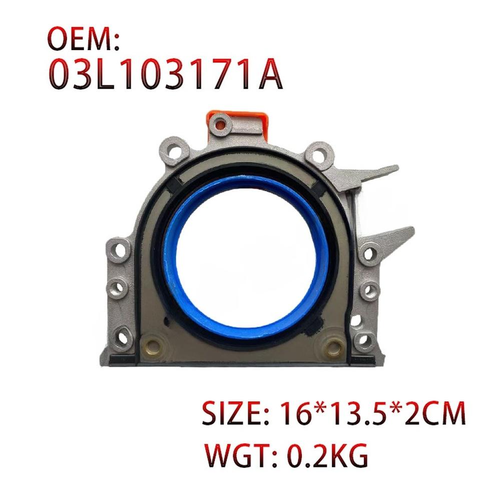 Задний сальник коленвала Масляный сальник коленвала ABS Металл OEM 03L103171A Прямая замена Серебристый Ремонт коленвала двигателя