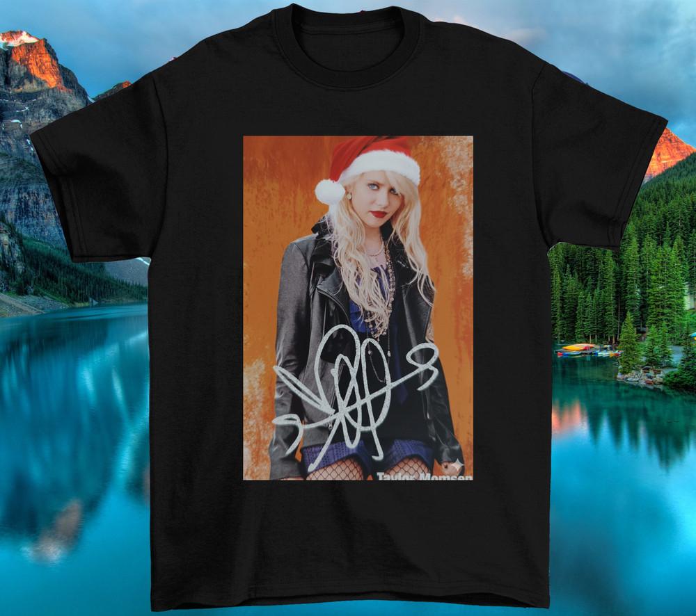 Taylor Momsen The Pretty Reckless christmas Black Men T Shirt All Size Unisex T-Shirt