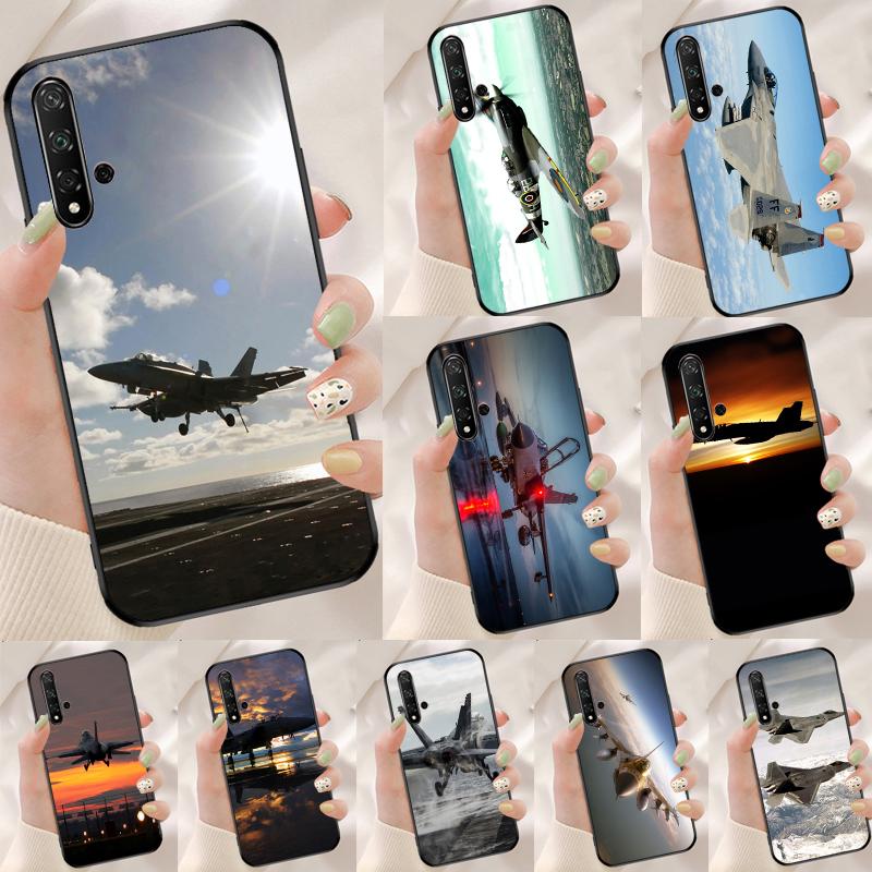 Чехол для телефона Huawei Nova 10 9 SE 5T 12s 12i 11i Y91 Y90 Y60 Y70 Y72 Y61 P20 P40 P30 Lite P60 Pro с рисунком истребителя