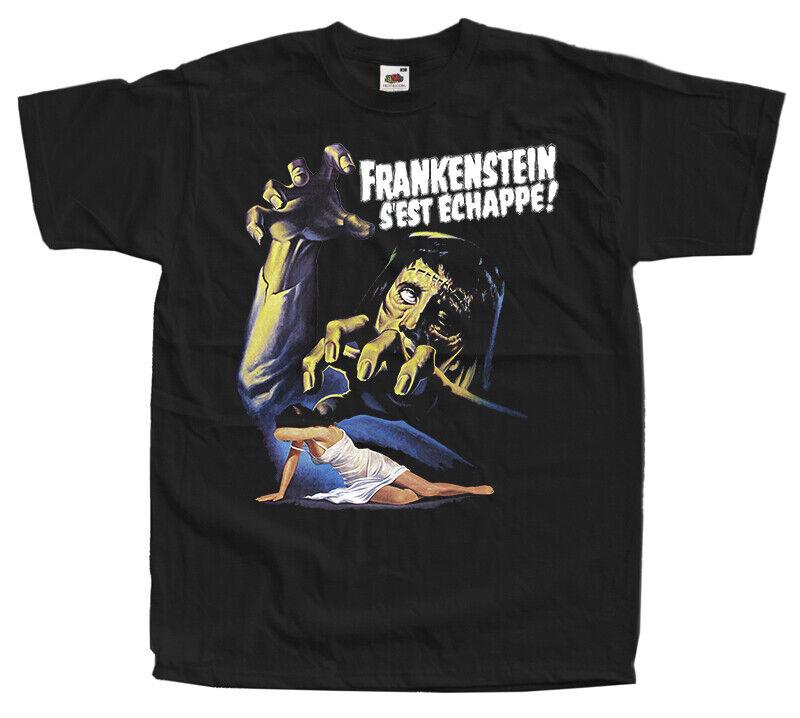 Футболка унисекс «Проклятие Франкенштейна V7 Frankenstein Est Echappe»