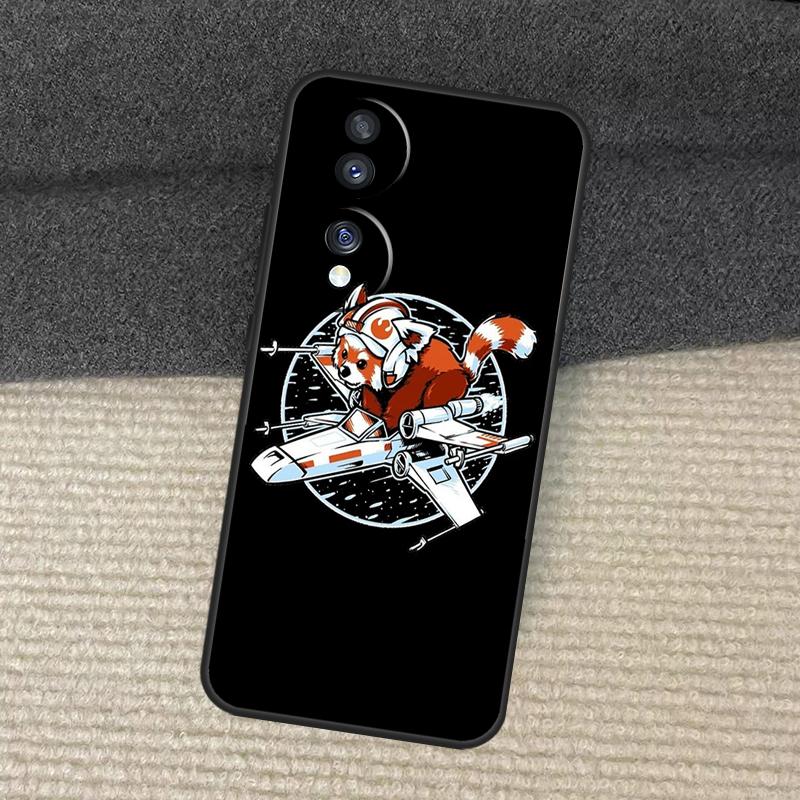 Red Panda Cute Case For Honor Magic 7 Pro 5 6 Lite Honor 200 Pro X9b X9a X8b X8a X8 X9 X9c 50 70 90 Cover