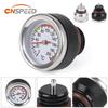 CNSPEED M20x2.5 Накладка на крышку топливного бака мотоцикла 0-200 градусов Цельсия Индикаторы температуры масла Термометр Шкала Черный Серебристый