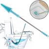 Flexible Toilet Brush Long Handle Plunger Bathroom Clogging Cleaner Tool Durable