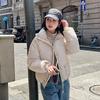 New Students Thicken Cotton-padded Jacket Women's Short Stand-up Collar Bread Coat Loose Warm Coat In Autumn and Winter.