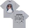 Summer Hit Singer TINI Futttura's Album Pop Music Gothic 2025 Summer Print 100% Pure Cotton Fashion Loose Casual T-shirt
