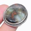 Natural Boulder Opal Gemstone 925 Sterling Silver Jewelry Ring Size 8.5 V4v68