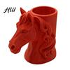 Stationery Storage 3D Printed Horse Head Pen Holder Practical Desk Organizer for Smooth Lines Print Pencils Markers Creative Office Home Decor Unique