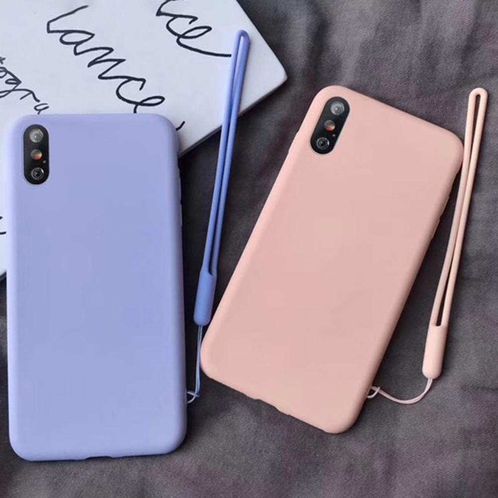 Универсальный Портативный Силиконовый Ремешок-Шнурок для Телефона на Запястье Полночный