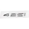 ABS Car Rear Trunk Letters Logo Badge Emblem Sticker For BMW 4 Series 420i 425i 428i 430i 435i 440i 450i F30 F32 F33 F36 G26 G22
