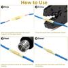 20/50 шт. термоусадочных соединителей изолированные водонепроницаемые обжимные клеммы герметичные стыковые электрические соединители для проводов 22-18 AWG