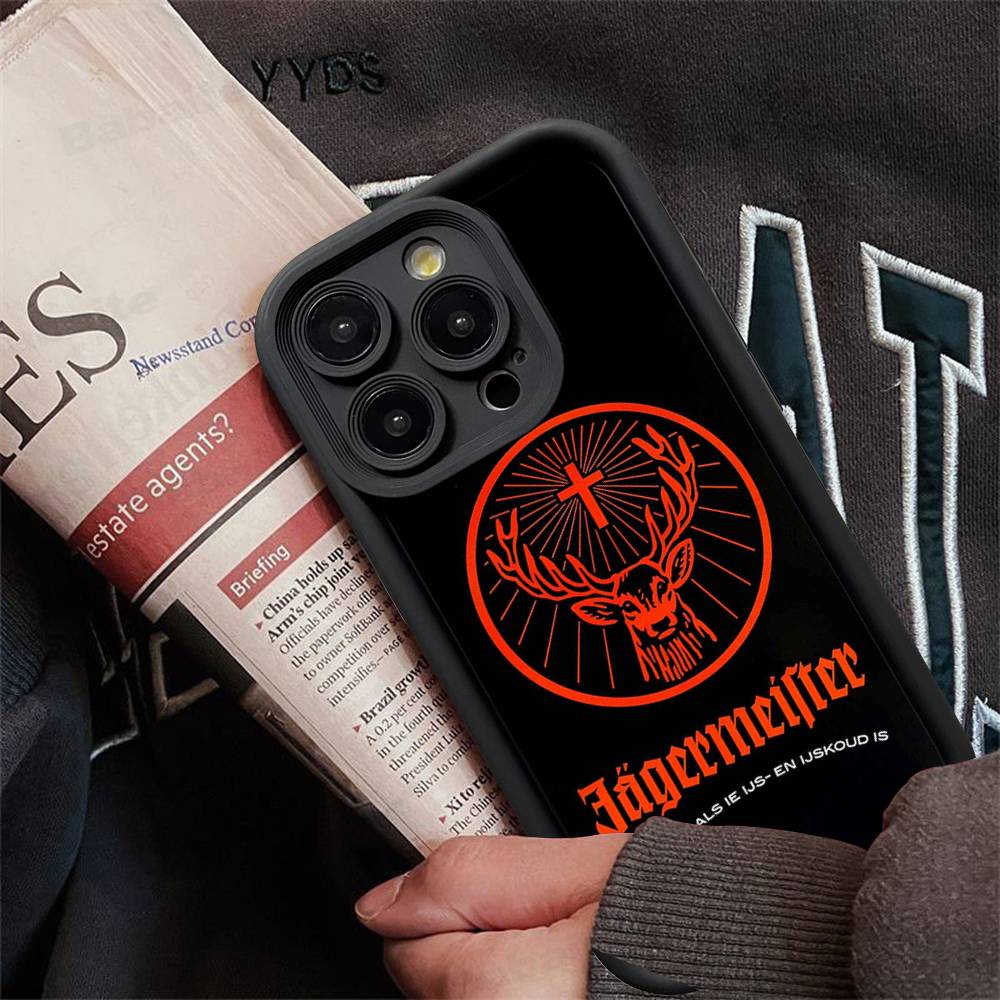 Горячий J-Jagermeisters Чехол из ТПУ для телефона iPhone 17 16 15 14 13 12 11 Pro Max Plus Чехол