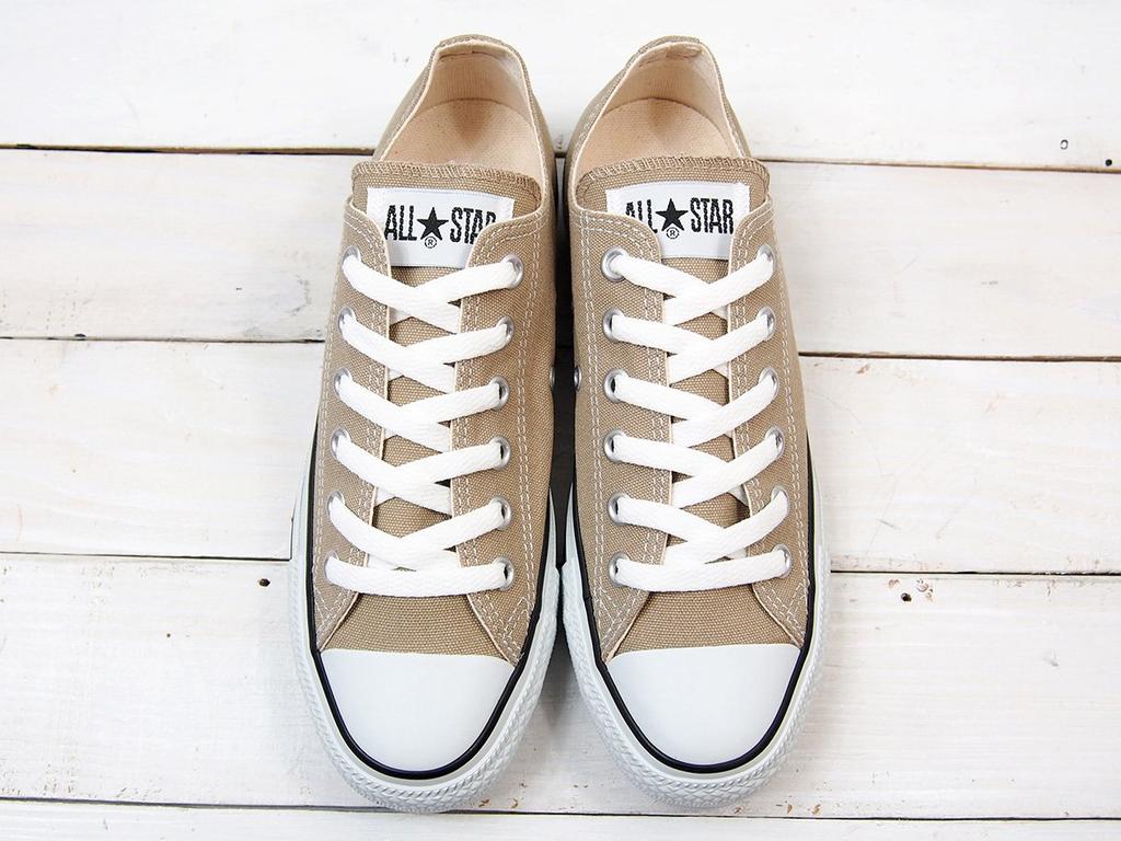 Converse Canvas All Star Colors Sneakers Beige Cm High-Top/Low-Top (Classic) (Low-Top) 23.5