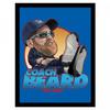 Ted Lasso Bobble Head Coach Beard Framed Poster