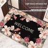 Elegant Retro Non-Slip Entrance Door Mat for Home and Bedroom